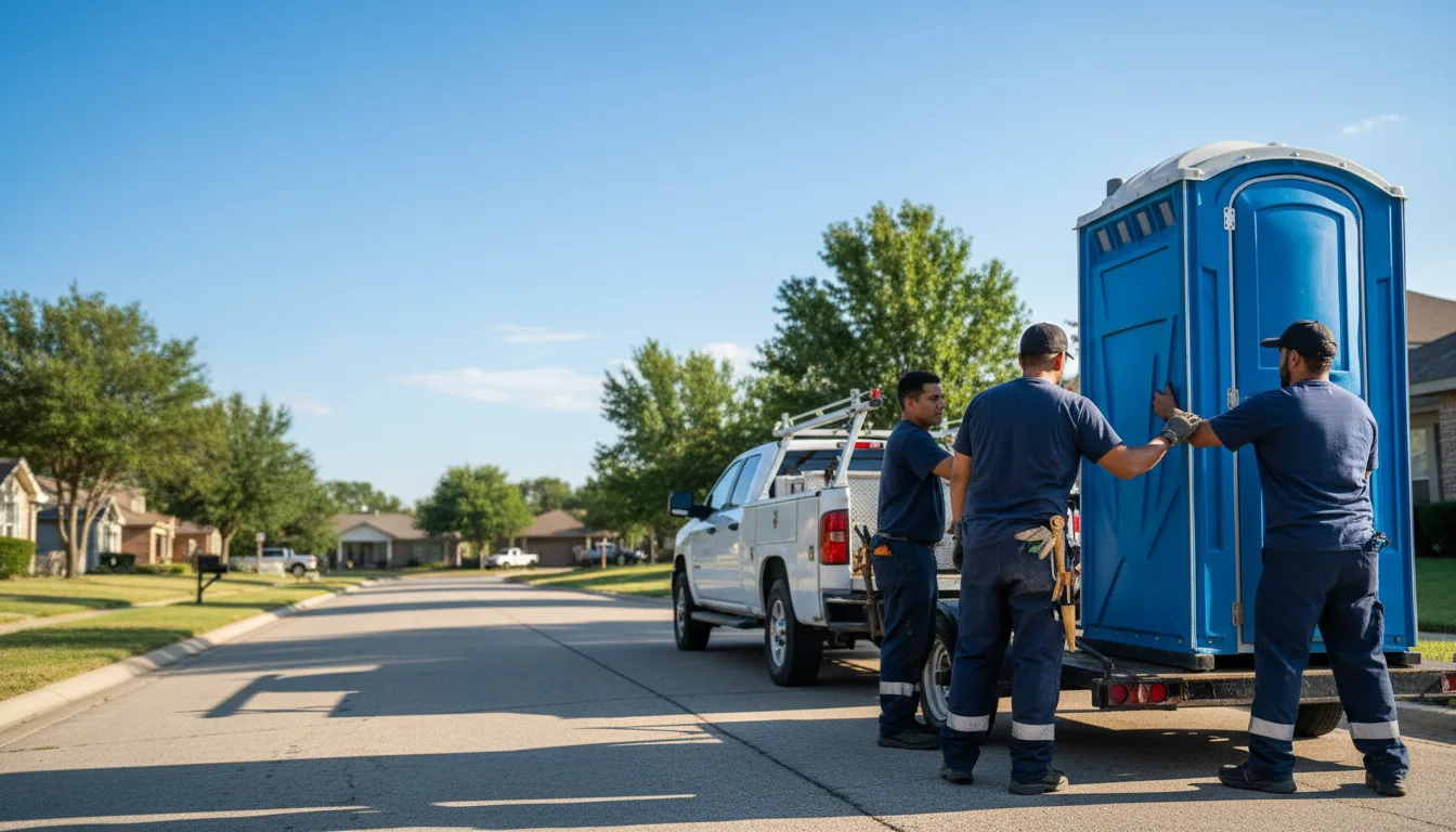 Portable Toilet Rental in Donie, TX near me